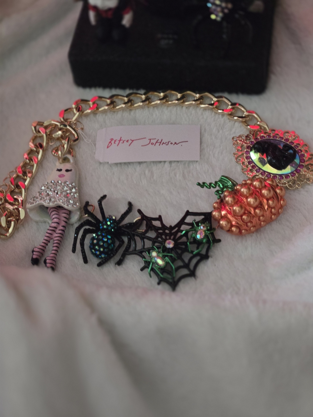 Betsey Johnson Halloween Charm Necklace